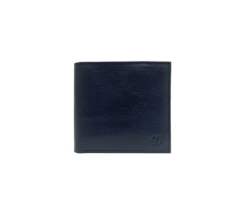 Black Leather Wallet (10 Credit Card Slots)